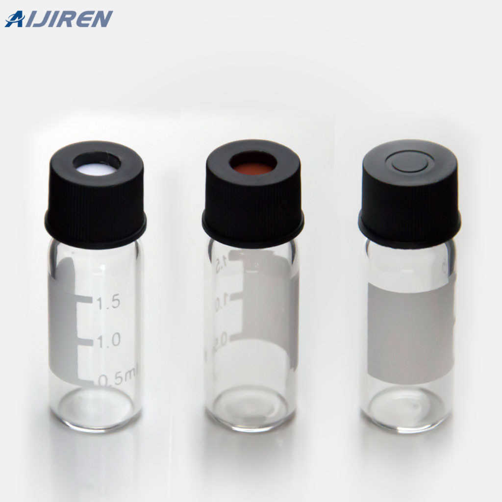 Thermo Fisher glass vials with screw caps for HPLC